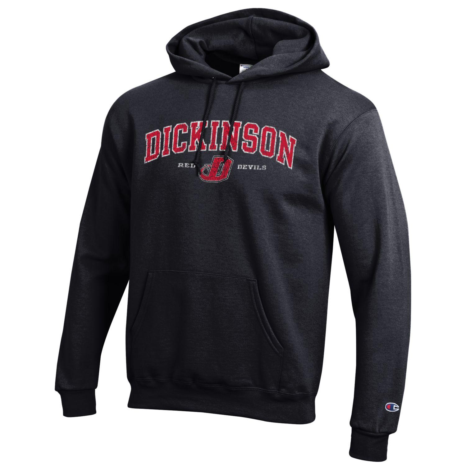 Vintage distressed Dickinson College high quality hoodie, XL